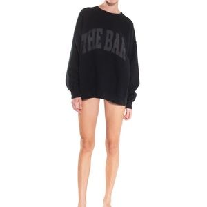 The Bar Varsity Sweatshirt Black